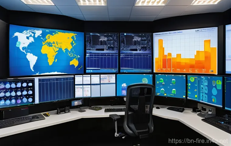 화재안전관리 실무와 관련된 최신 기술 - **Prompt 1: "Smart Home Fire Safety Monitoring"**
    A bright, well-lit modern living room with a f...