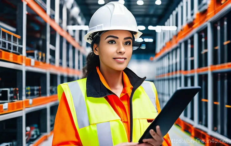 화재안전관리 기술자의 자격증 취득 전략 - **Prompt:** A diverse group of young adults, dressed in clean, practical training uniforms with "Fir...