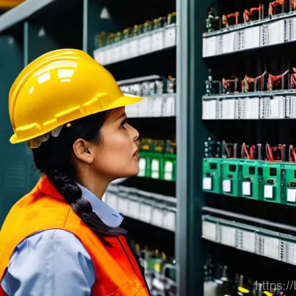 화재안전관리 분야에서 필요한 리더십 스킬 - **Prompt:** A proactive fire safety leader, a confident and professional woman in her late 30s, is m...