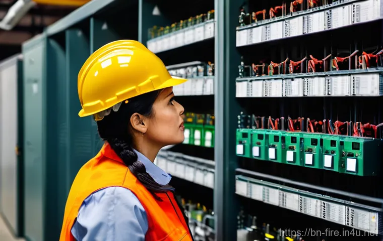 화재안전관리 분야에서 필요한 리더십 스킬 - **Prompt:** A proactive fire safety leader, a confident and professional woman in her late 30s, is m...