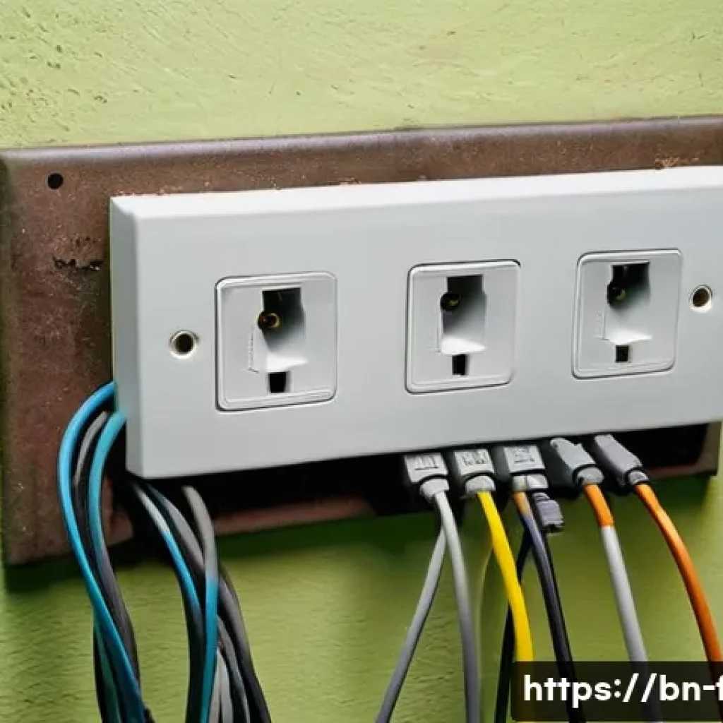 화재안전관리 직무에서 자주 발생하는 실수 - **Overloaded Electrical Socket Hazard:**
    "A realistic indoor photograph of a cluttered corner in...